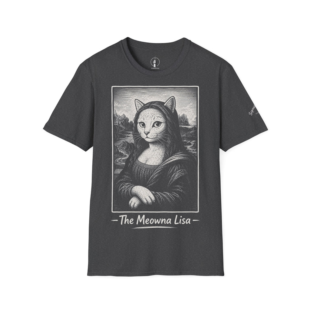 The Meowna Lisa Katzen Kunst T Shirt – Cat Art collection | UrbanPrintz