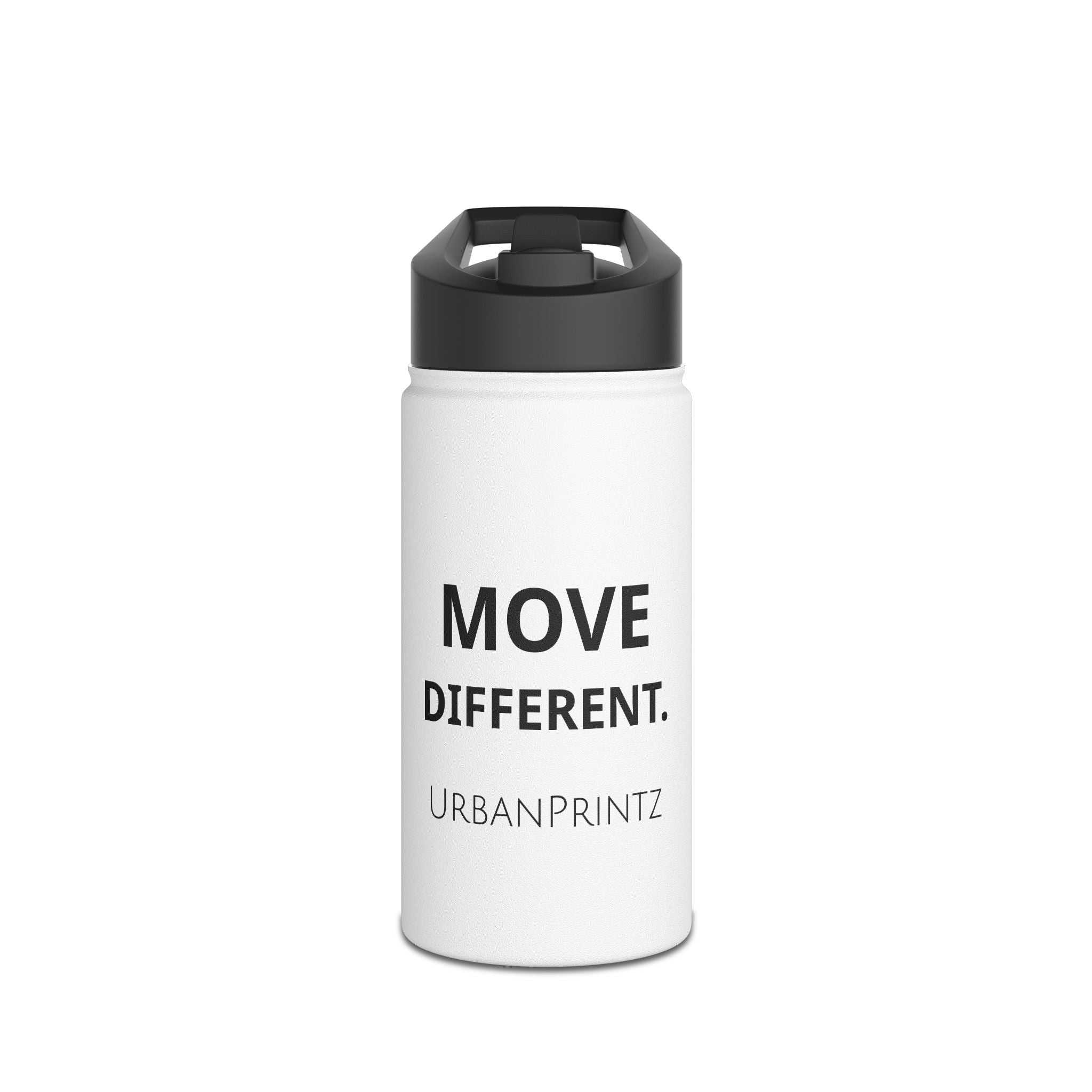 Move Different Stainless Steel Water Bottle — Motivational Insulated Sport Bottle - UrbanPrintz