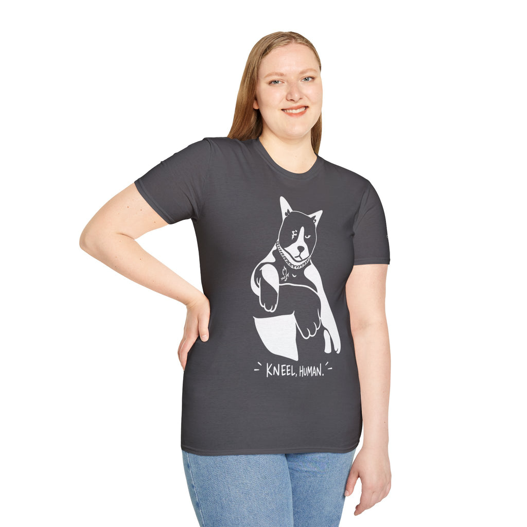Kneel Human Lustiges Katzen T Shirt – Cat Art collection | UrbanPrintz