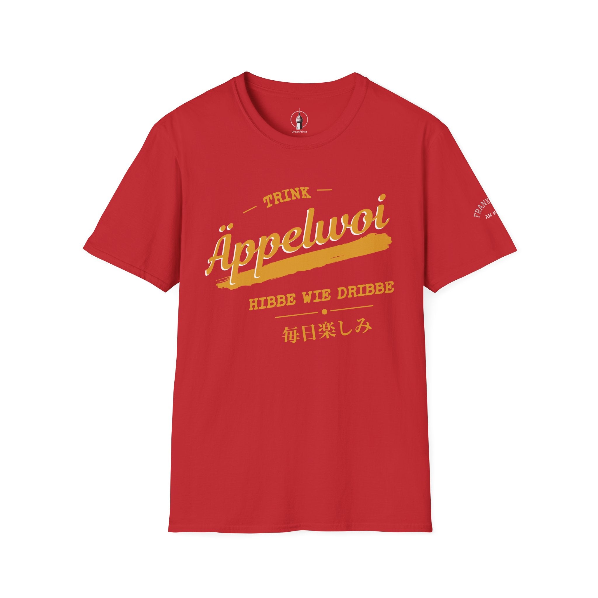 Äppelwoi Hibbe wie Dribbe T Shirt – Fun collection | UrbanPrintz