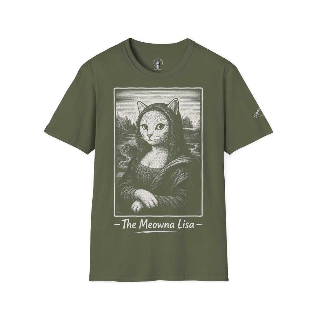 The Meowna Lisa Katzen Kunst T Shirt – Cat Art collection | UrbanPrintz