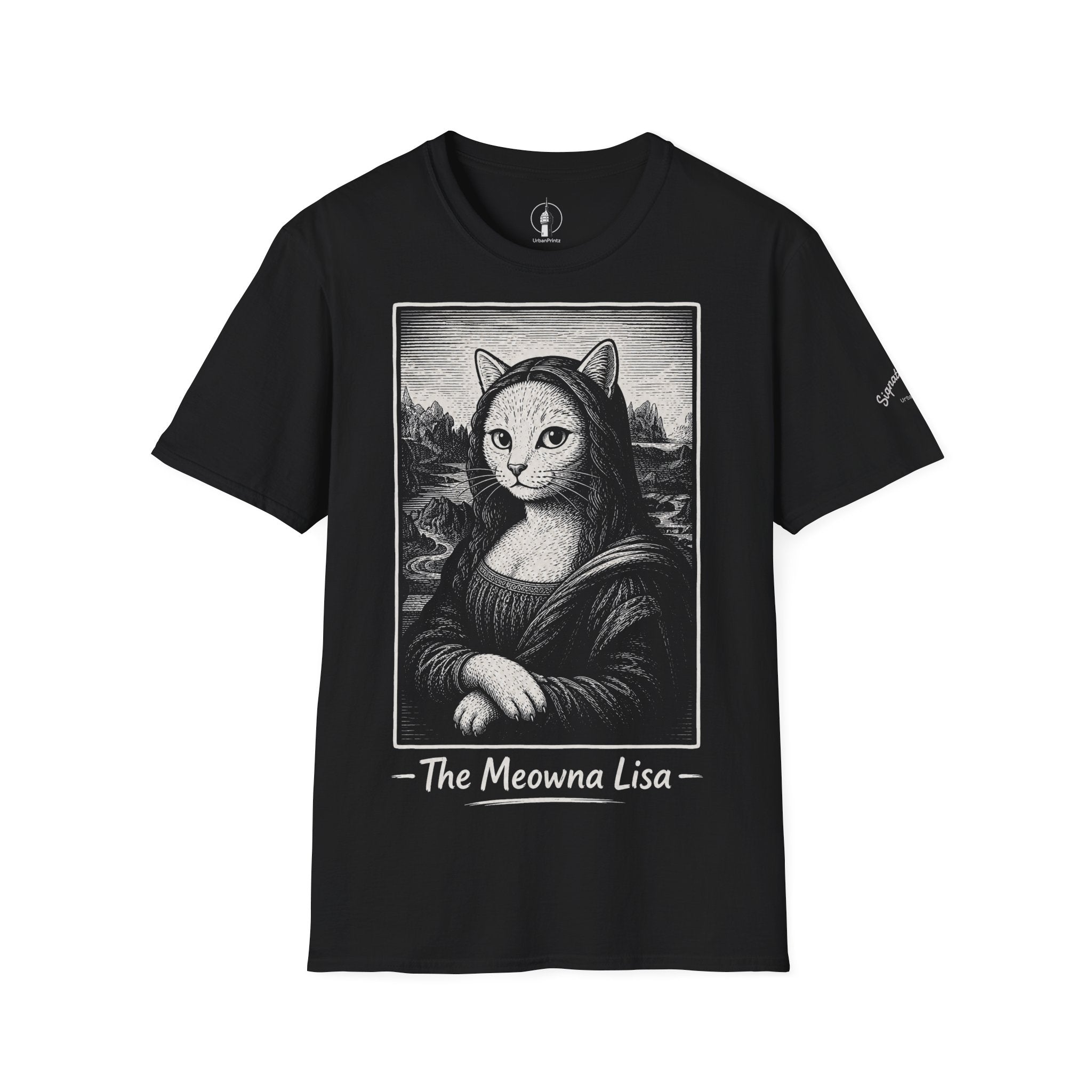 The Meowna Lisa Katzen Kunst T Shirt – Cat Art collection | UrbanPrintz