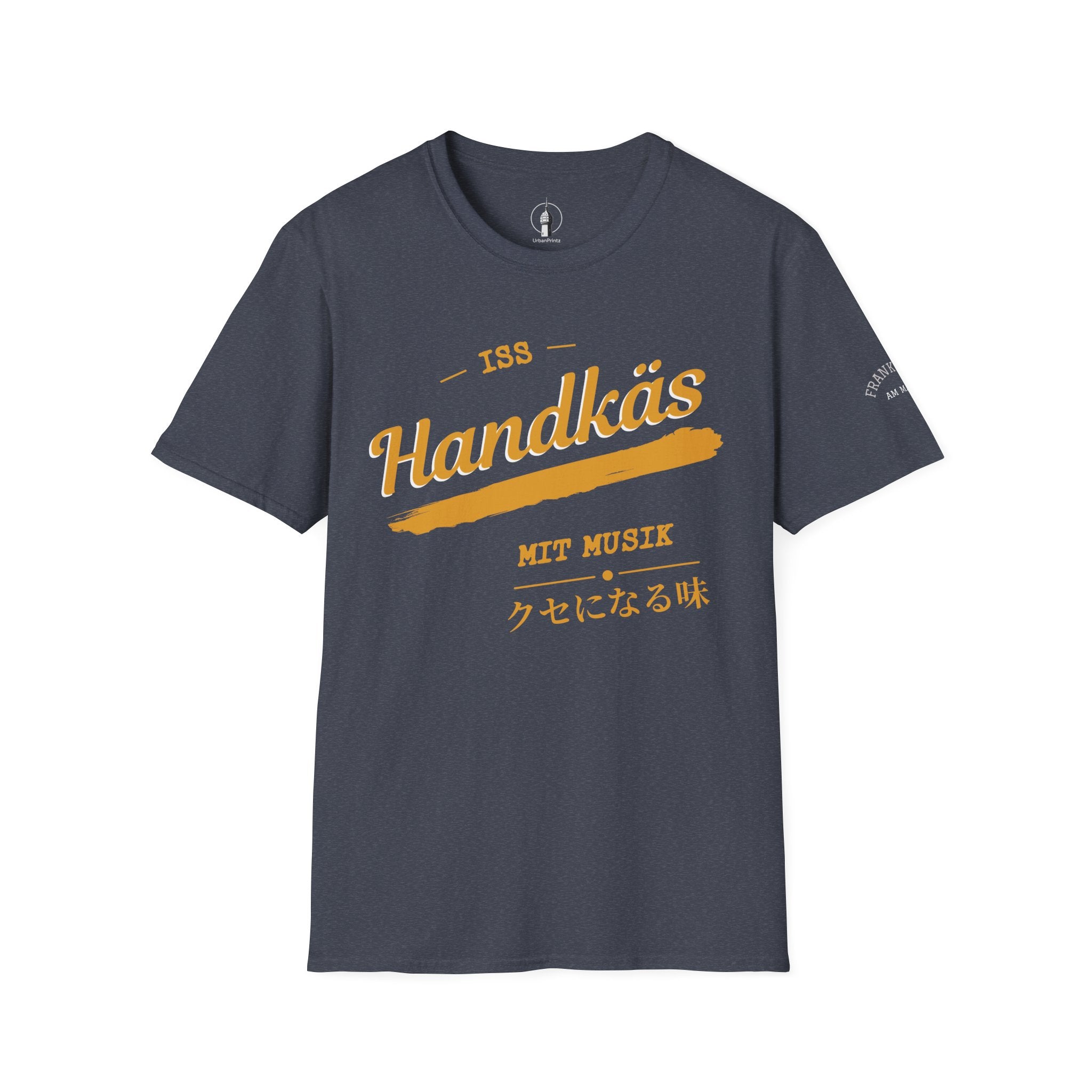 Handkäs mit Musik T Shirt – Fun collection | UrbanPrintz