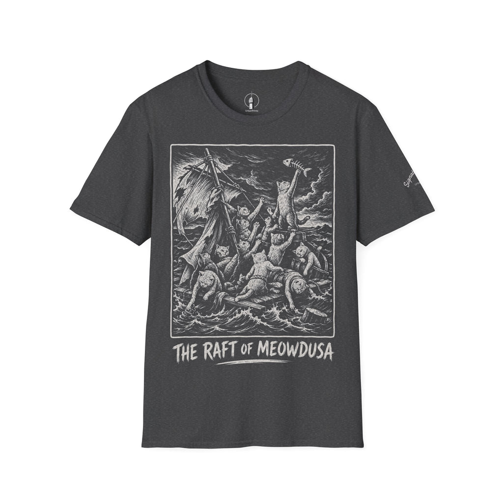 The Raft of Meowdusa Katzen Kunstparodie T Shirt – Cat Art collection | UrbanPrintz
