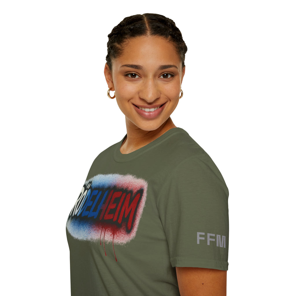 Rödelheim Graffiti T-Shirt – Red-Blue | UrbanPrintz