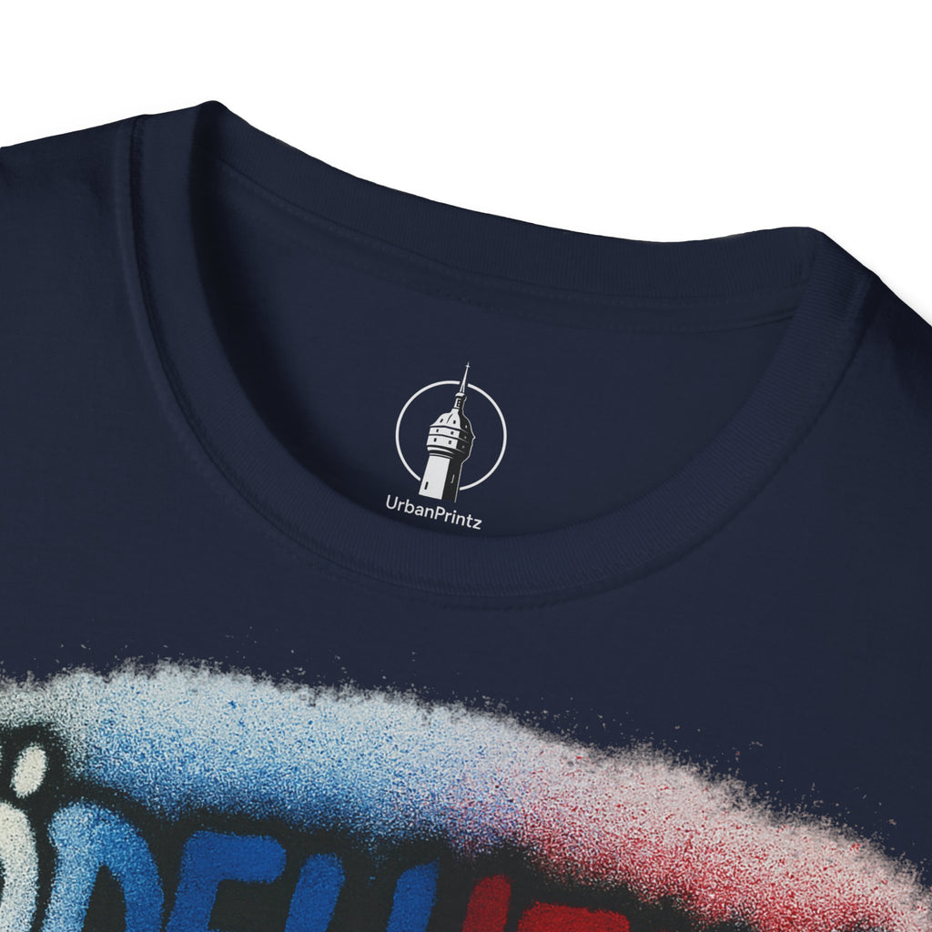 Rödelheim Graffiti T-Shirt – Red-Blue | UrbanPrintz