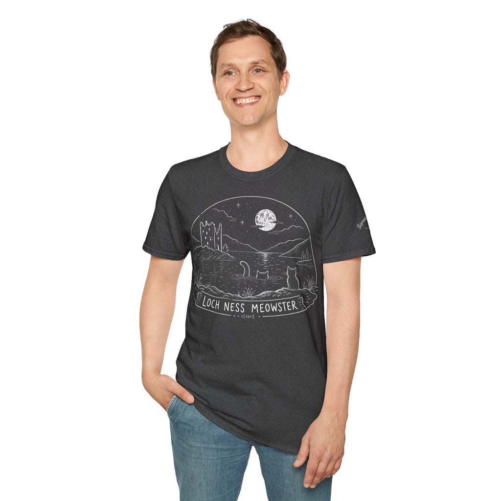 Loch Ness Meowster Katzen T Shirt – Cat Art collection | UrbanPrintz