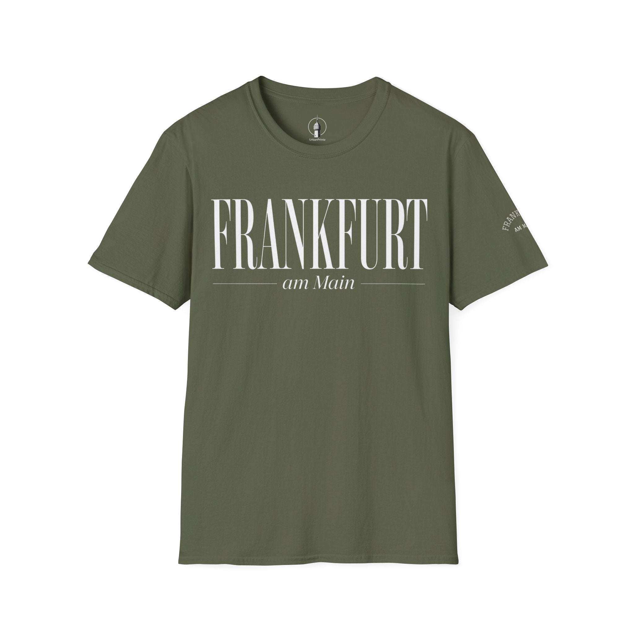 Frankfurt am Main (gross) Elegantes Typografie T Shirt | UrbanPrintz