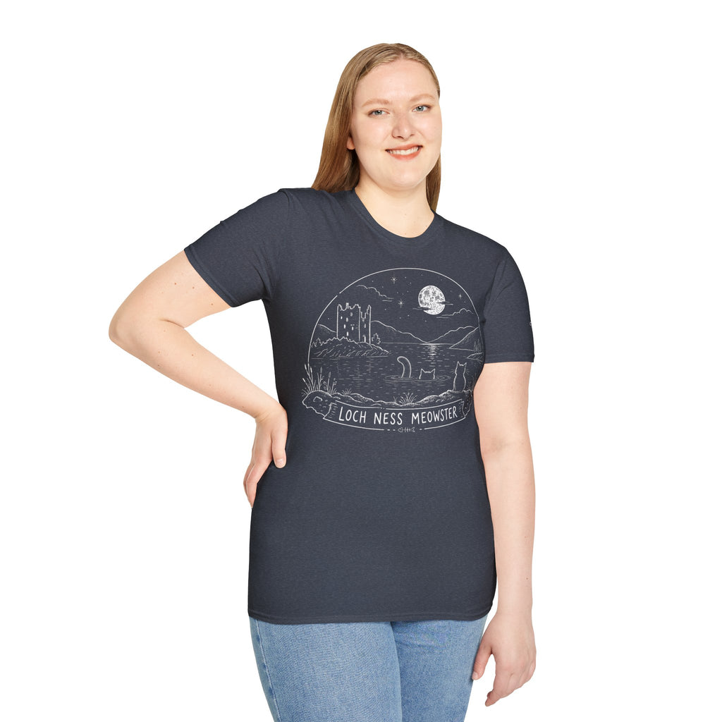 Loch Ness Meowster Katzen T Shirt – Cat Art collection | UrbanPrintz