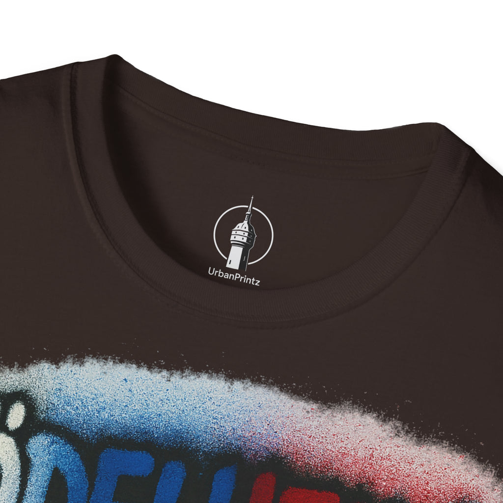 Rödelheim Graffiti T-Shirt – Red-Blue | UrbanPrintz