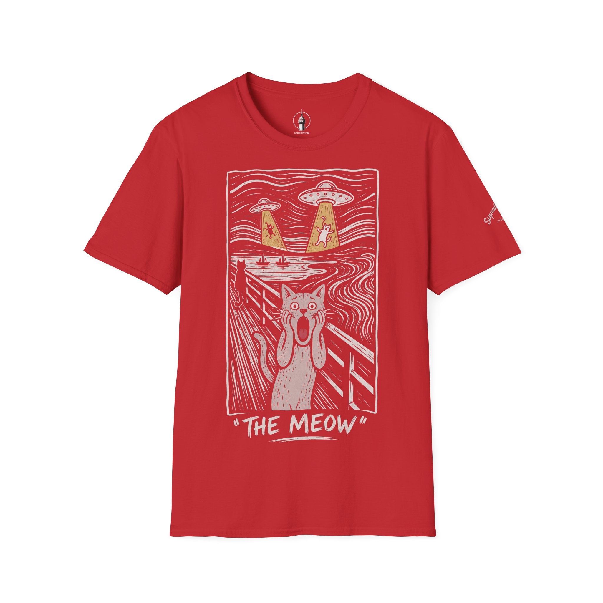 The Meow Katzen Kunstparodie T Shirt – Cat Art collection | UrbanPrintz