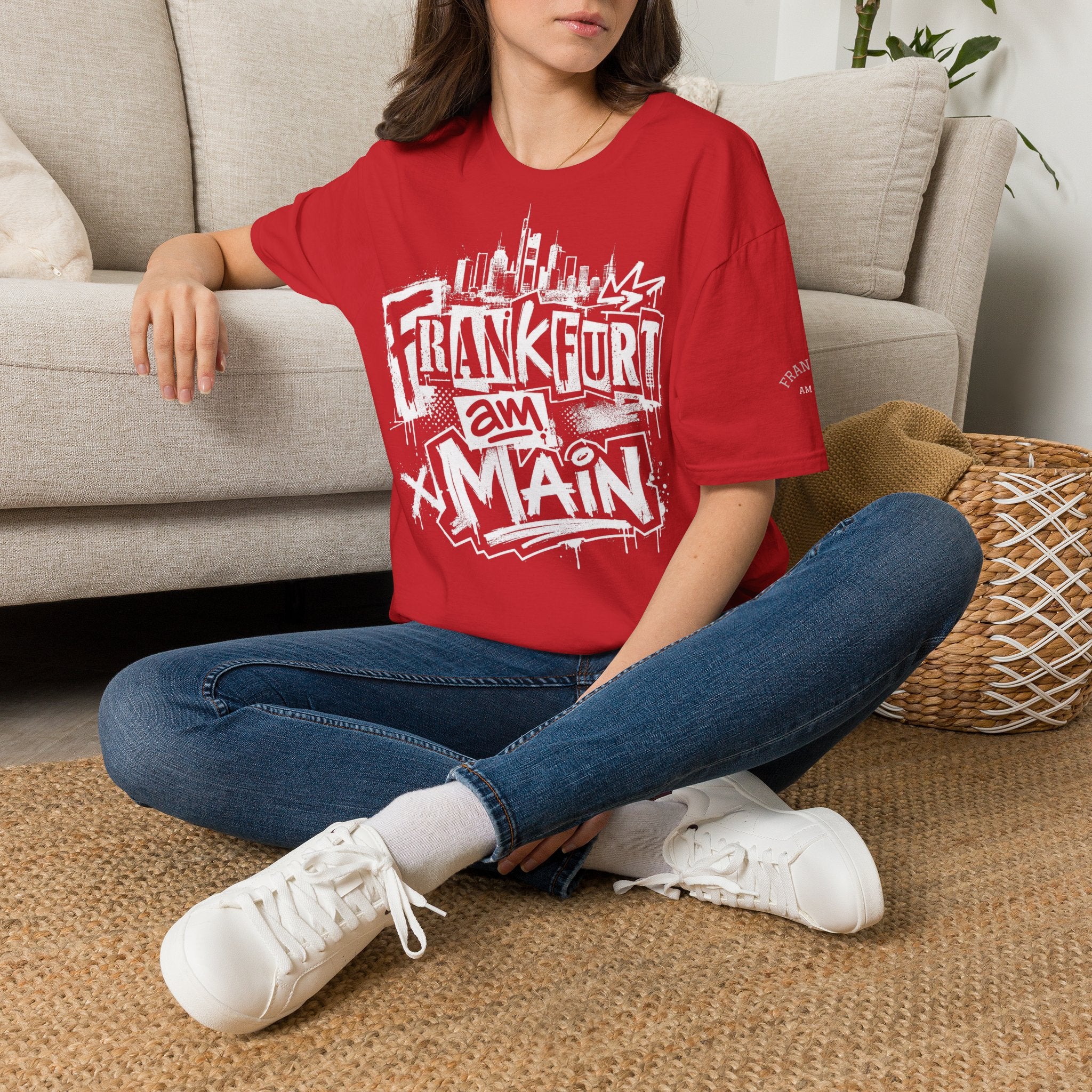 Frankfurt am Main Graffiti (vorn) T Shirt | UrbanPrintz