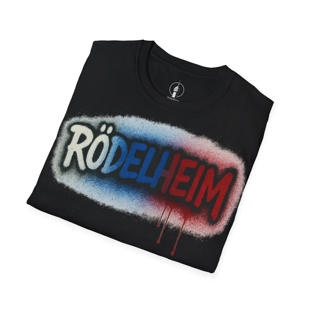 Rödelheim Graffiti T-Shirt – Red-Blue | UrbanPrintz