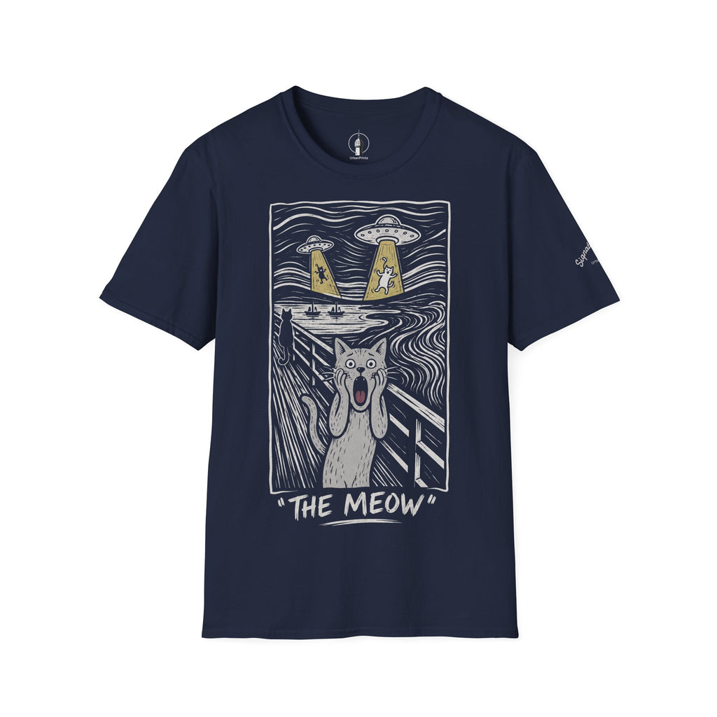 The Meow Katzen Kunstparodie T Shirt – Cat Art collection | UrbanPrintz