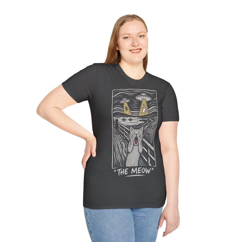 The Meow Katzen Kunstparodie T Shirt – Cat Art collection | UrbanPrintz