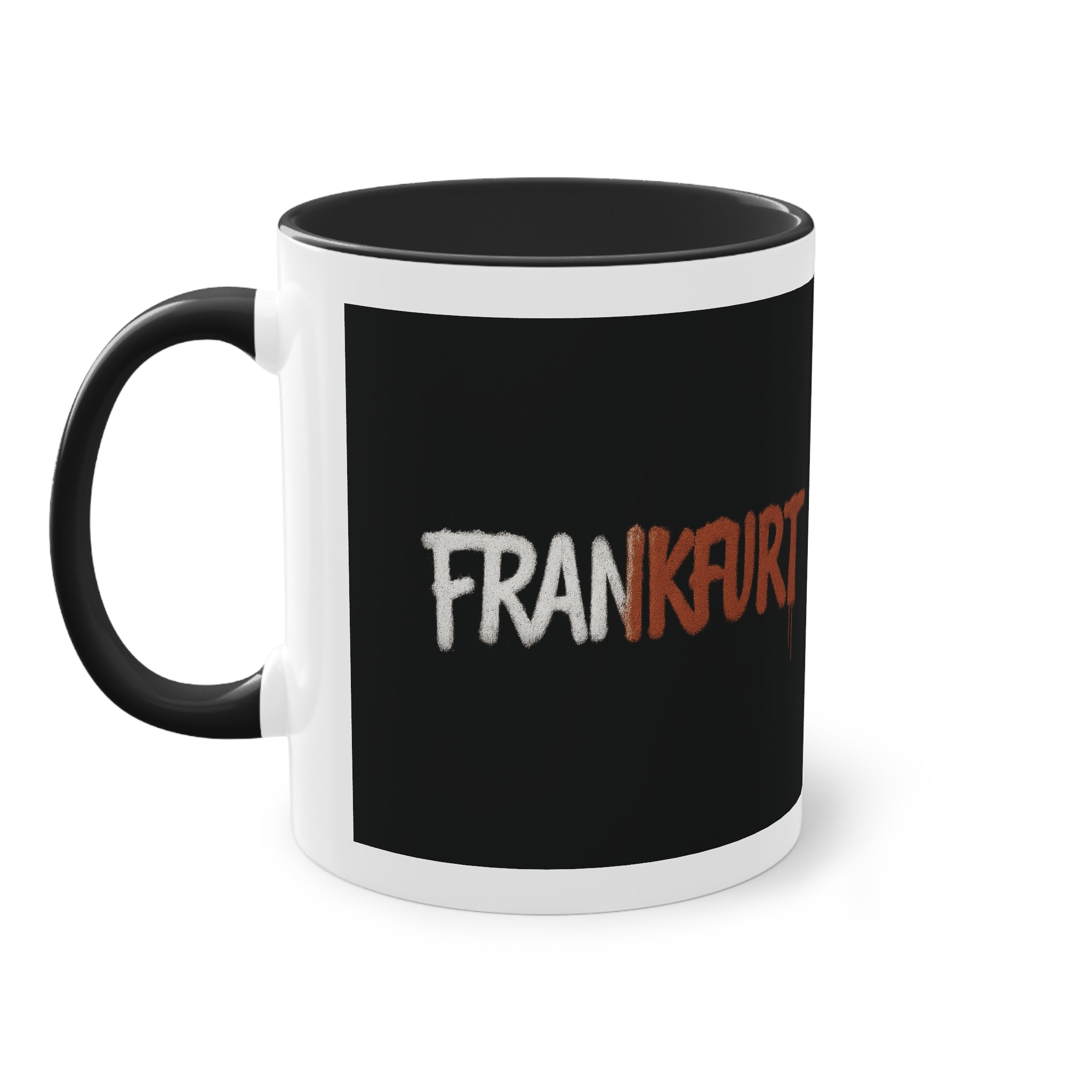 Frankfurt Graffiti Coffee Mug – Two-Tone | Urban Streetstyle - UrbanPrintz