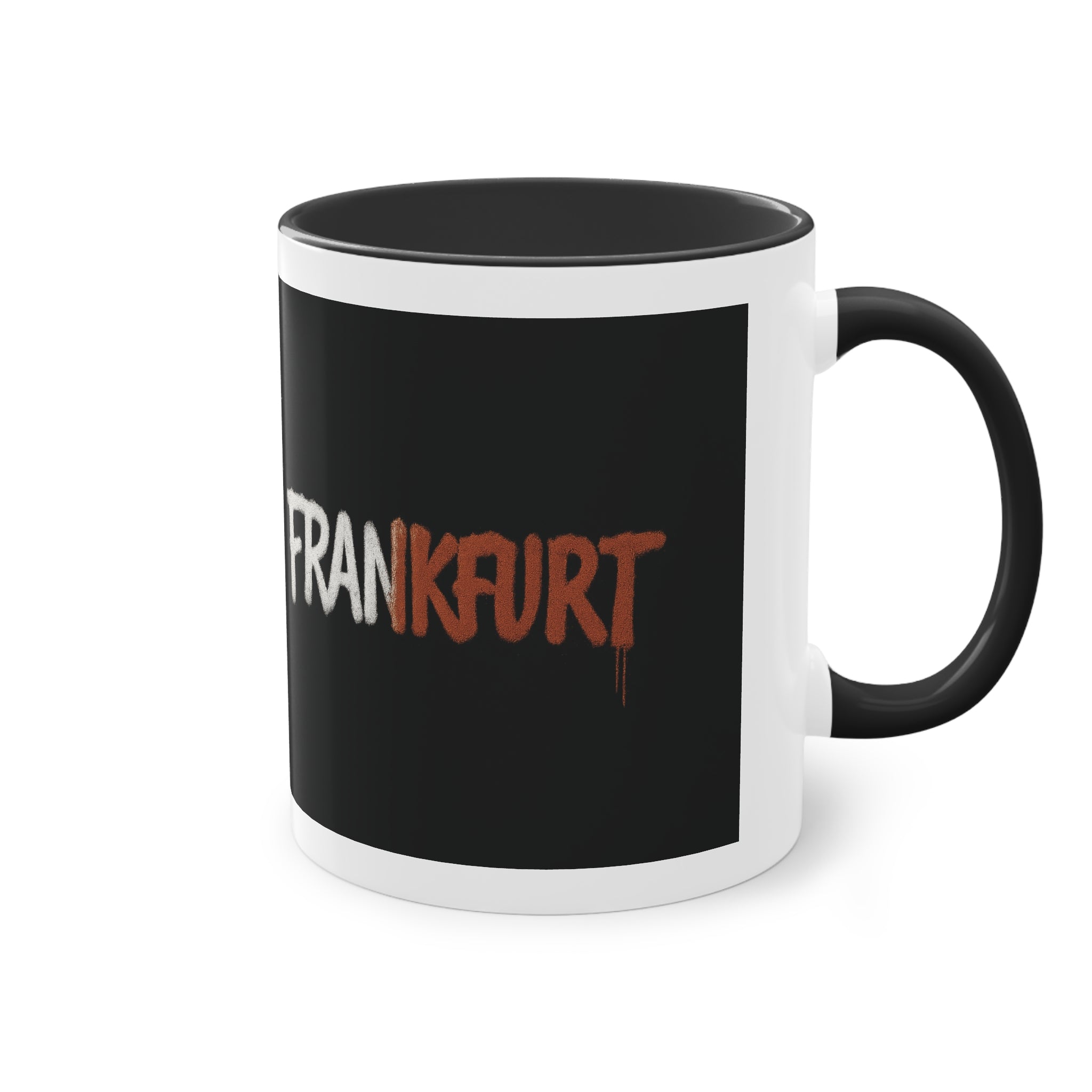 Frankfurt Graffiti Coffee Mug – Two-Tone | Urban Streetstyle - UrbanPrintz
