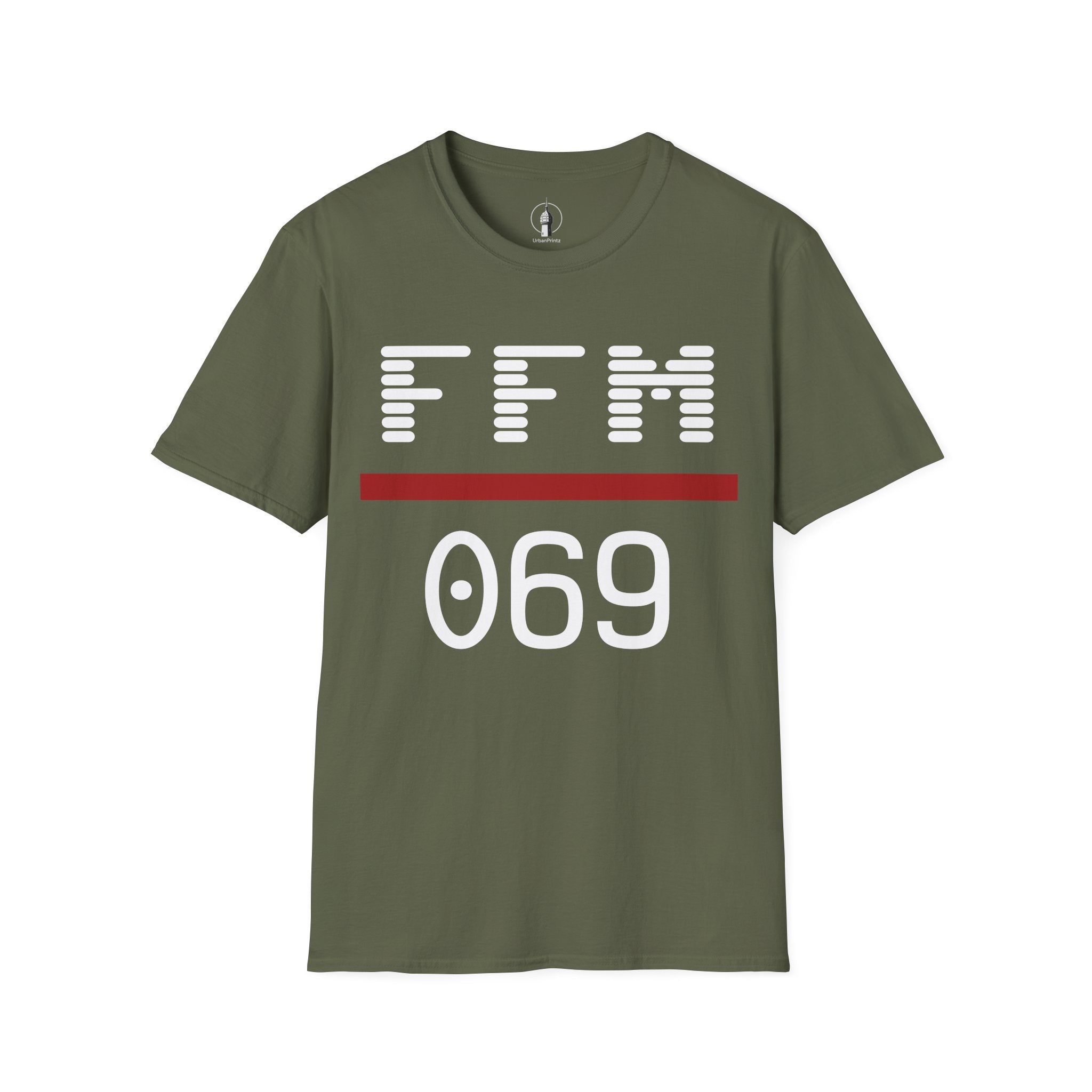 FFM 069 T-Shirt – Frankfurt Edition | Gildan Softstyle - UrbanPrintz