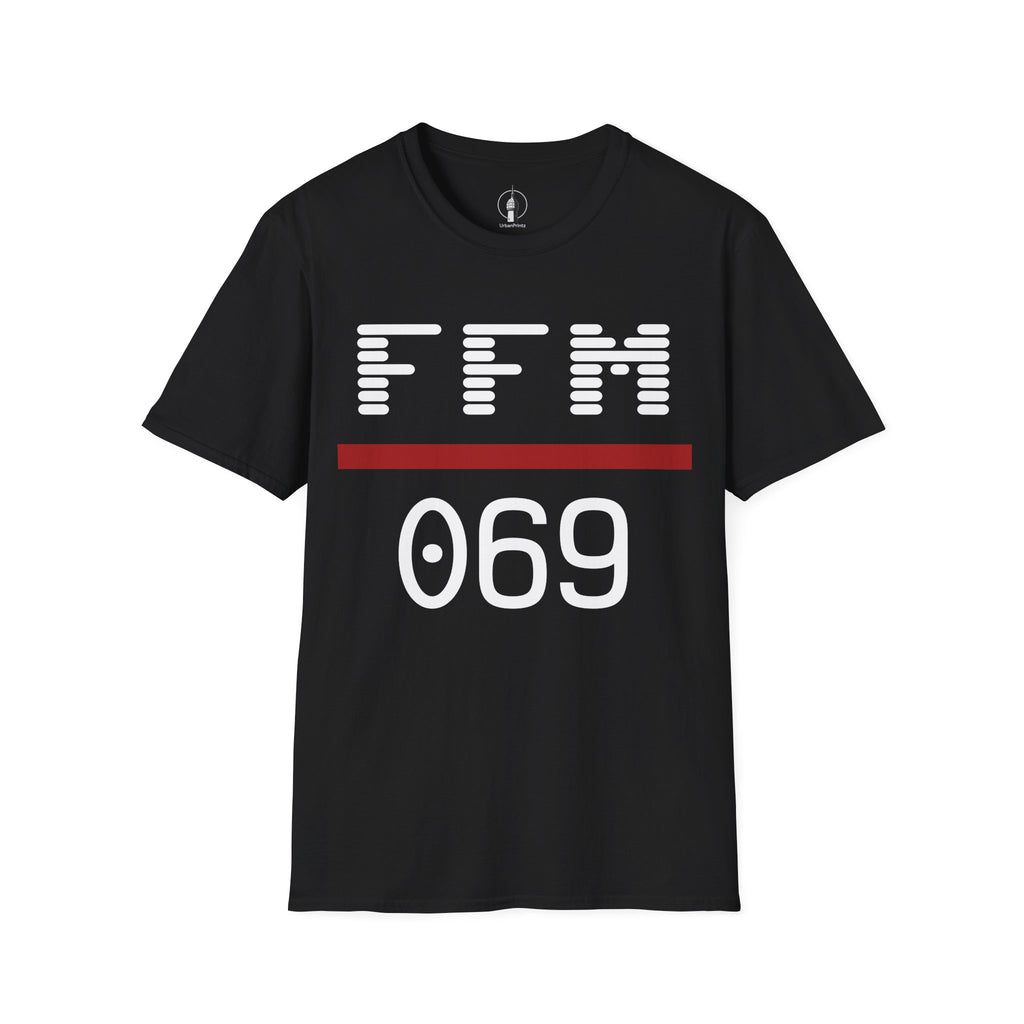 FFM 069 T-Shirt – Frankfurt Edition | Gildan Softstyle - UrbanPrintz