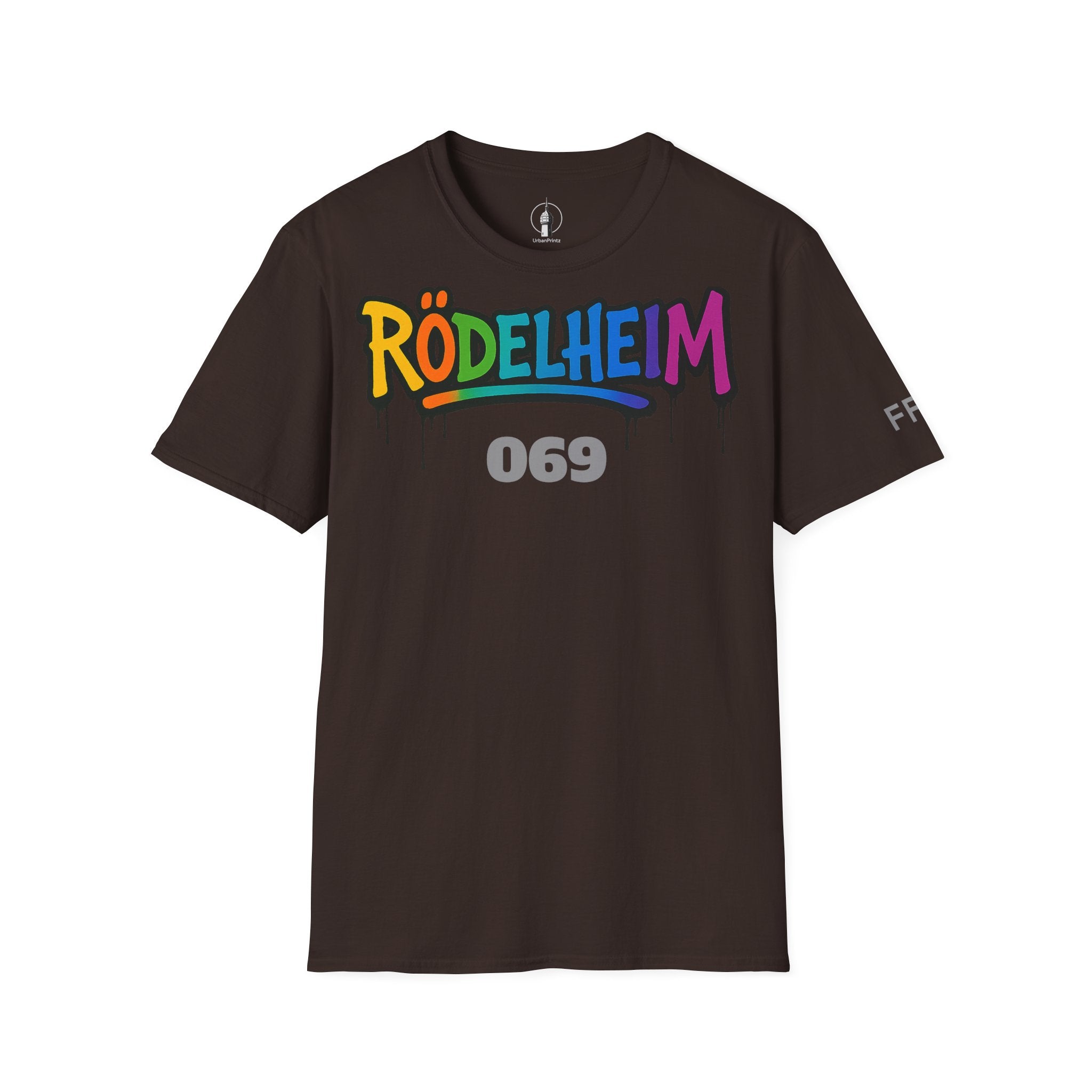 Rödelheim 069 T-Shirt – Rainbow Edition | Gildan Softstyle - UrbanPrintz