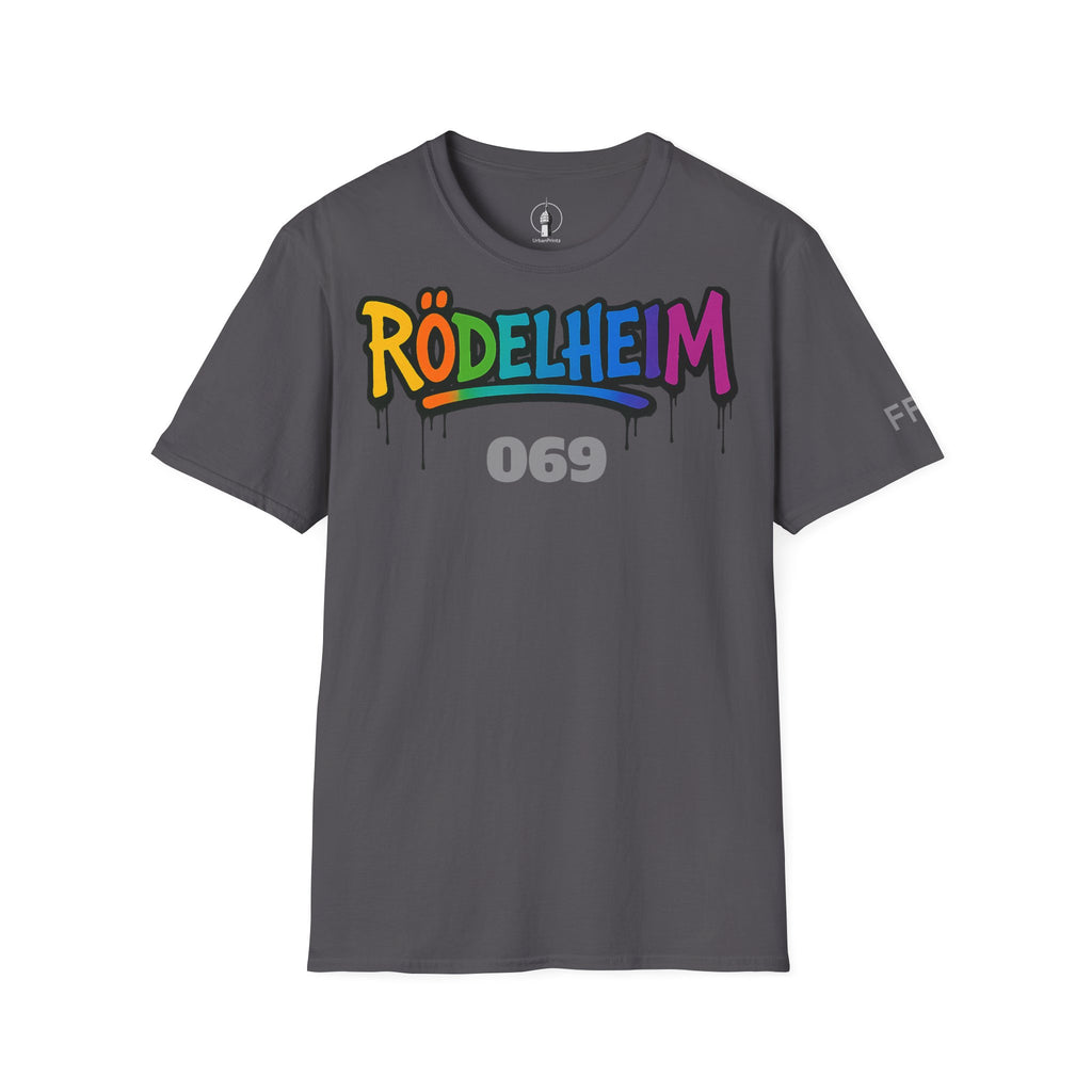 Rödelheim 069 T-Shirt – Rainbow Edition | Gildan Softstyle - UrbanPrintz