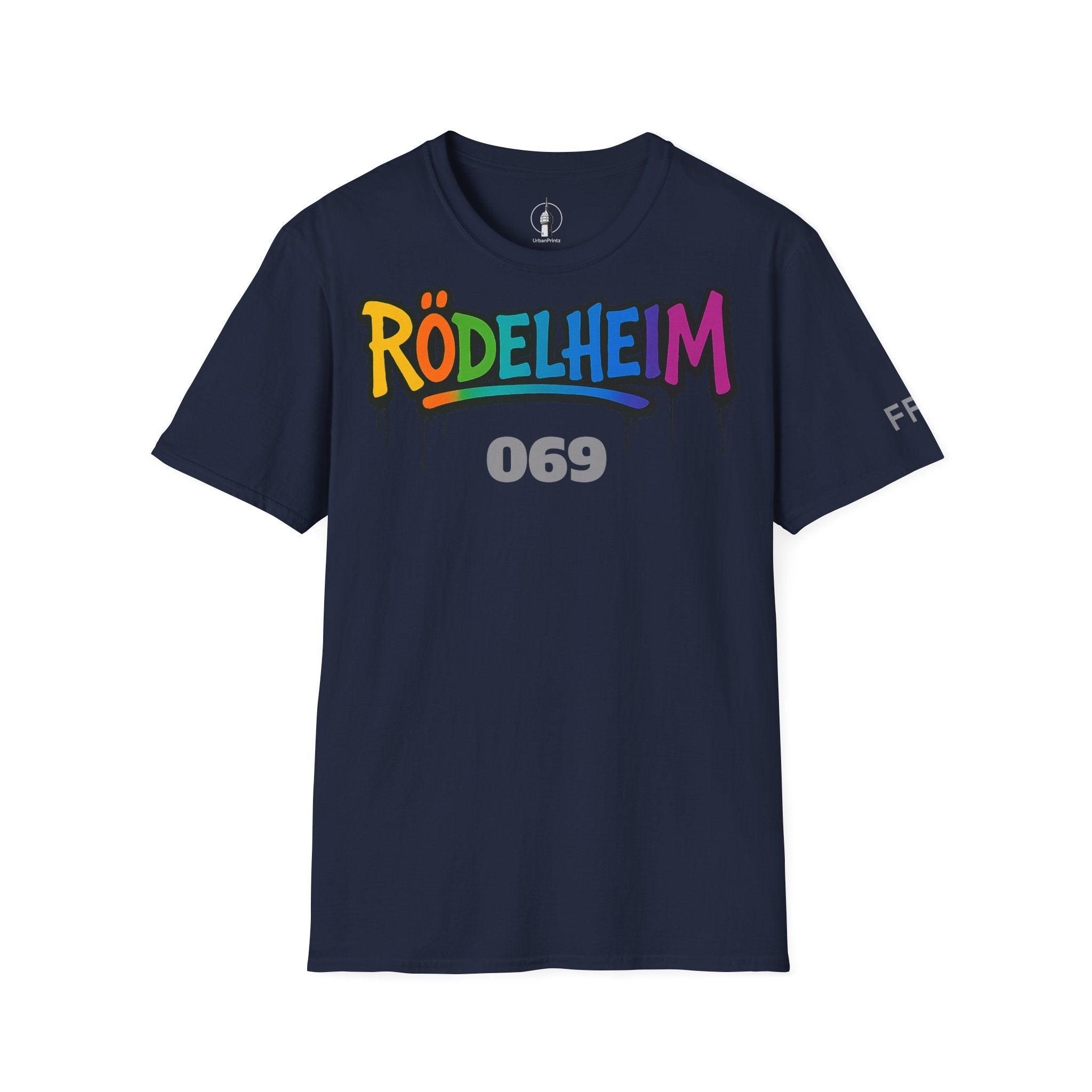 Rödelheim 069 T-Shirt – Rainbow Edition | Gildan Softstyle - UrbanPrintz