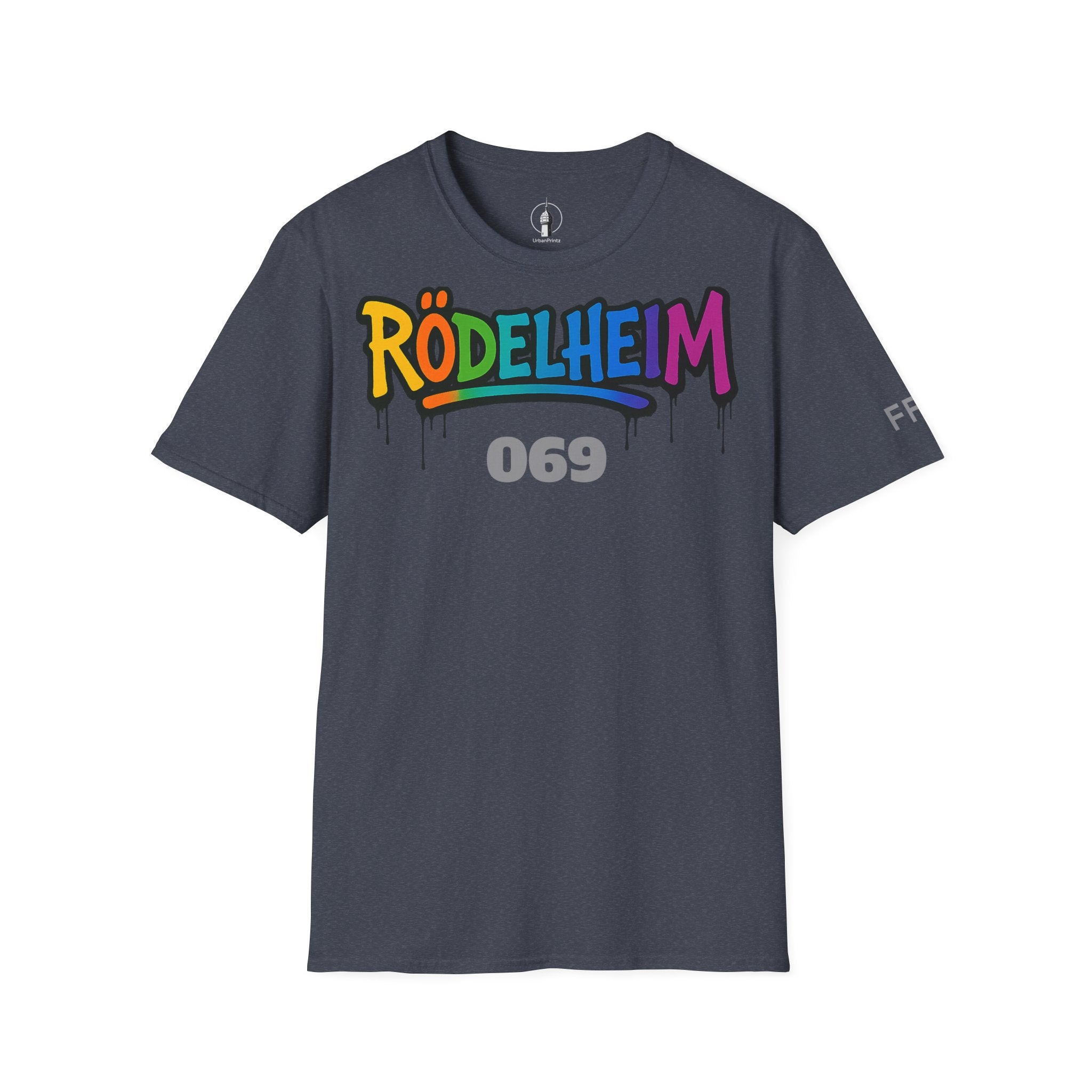 Rödelheim 069 T-Shirt – Rainbow Edition | Gildan Softstyle - UrbanPrintz