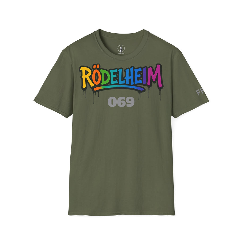 Rödelheim 069 T-Shirt – Rainbow Edition | Gildan Softstyle - UrbanPrintz