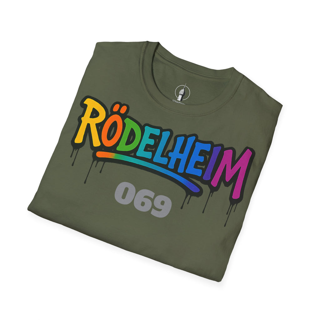 Rödelheim 069 T-Shirt – Rainbow Edition | Gildan Softstyle - UrbanPrintz