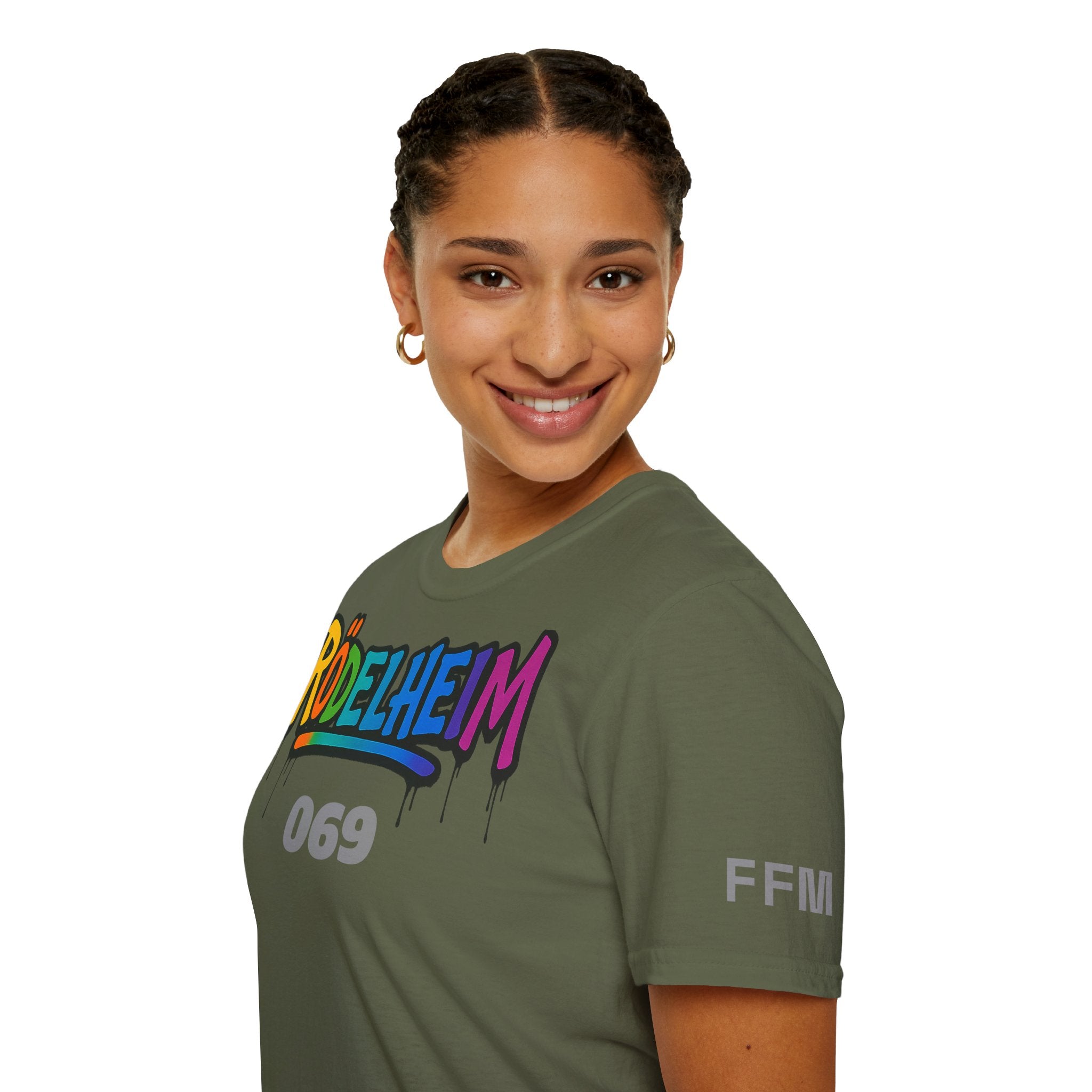 Rödelheim 069 T-Shirt – Rainbow Edition | Gildan Softstyle - UrbanPrintz