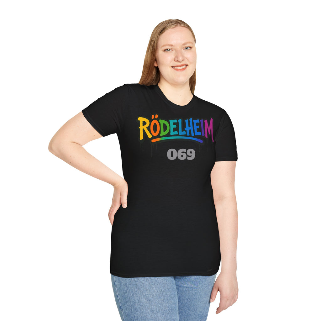 Rödelheim 069 T-Shirt – Rainbow Edition | Gildan Softstyle - UrbanPrintz