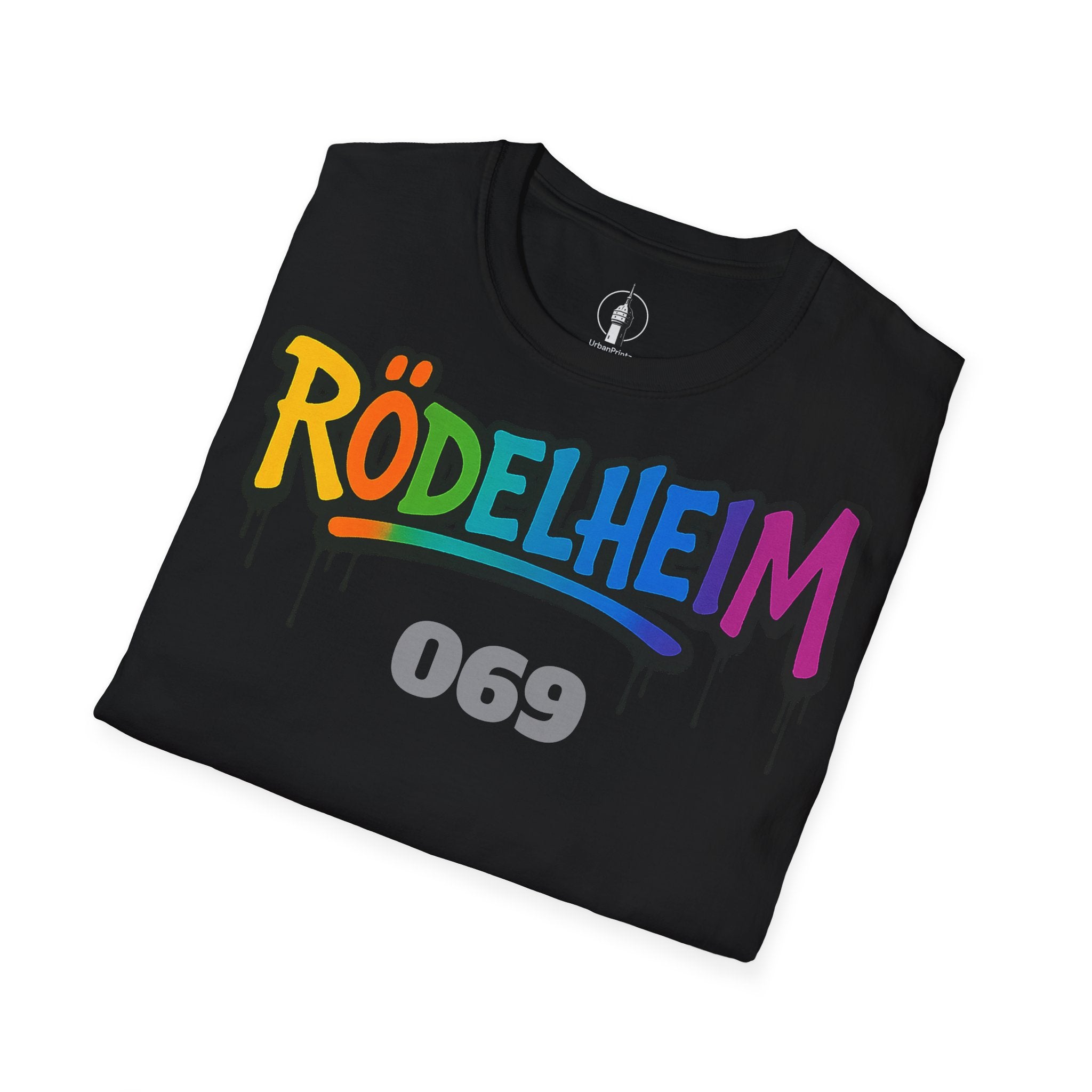 Rödelheim 069 T-Shirt – Rainbow Edition | Gildan Softstyle - UrbanPrintz