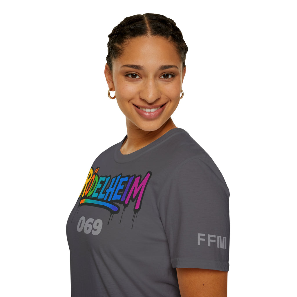 Rödelheim 069 T-Shirt – Rainbow Edition | Gildan Softstyle - UrbanPrintz
