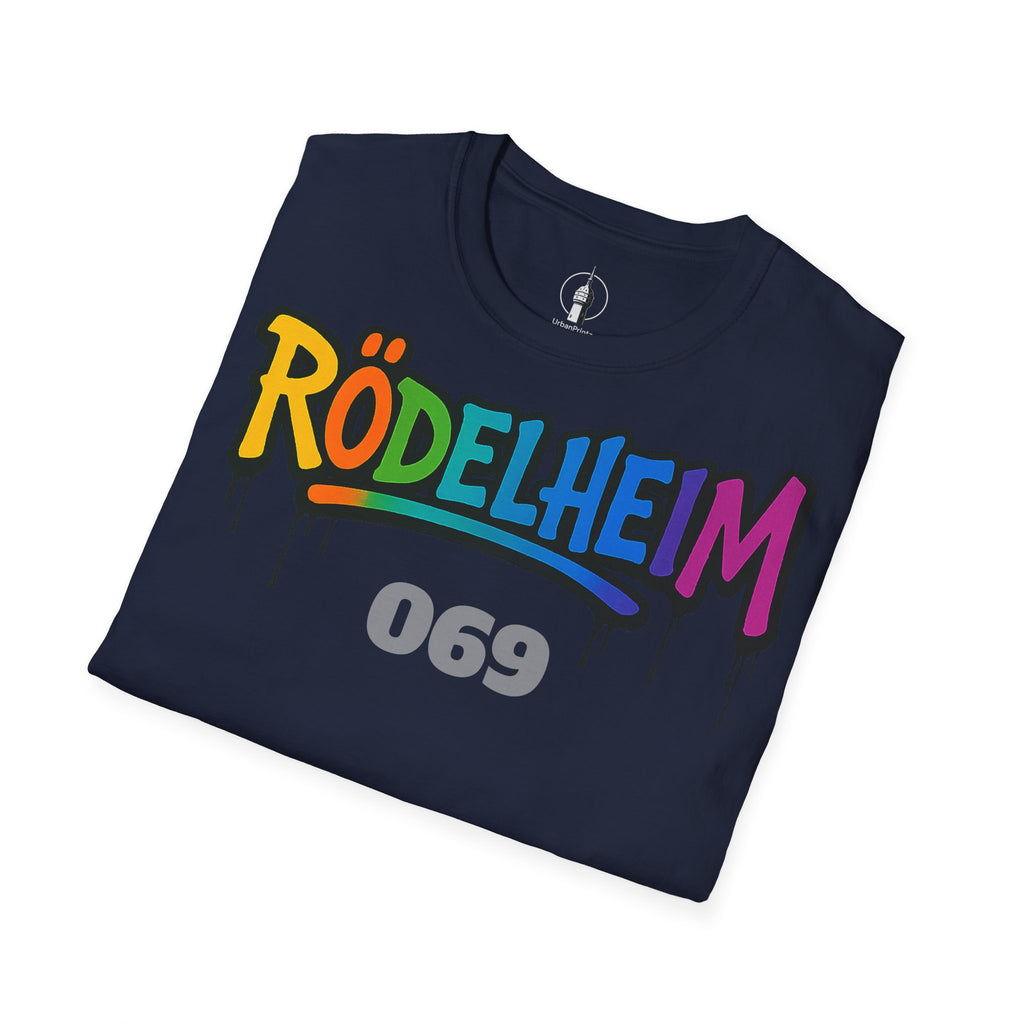 Rödelheim 069 T-Shirt – Rainbow Edition | Gildan Softstyle - UrbanPrintz