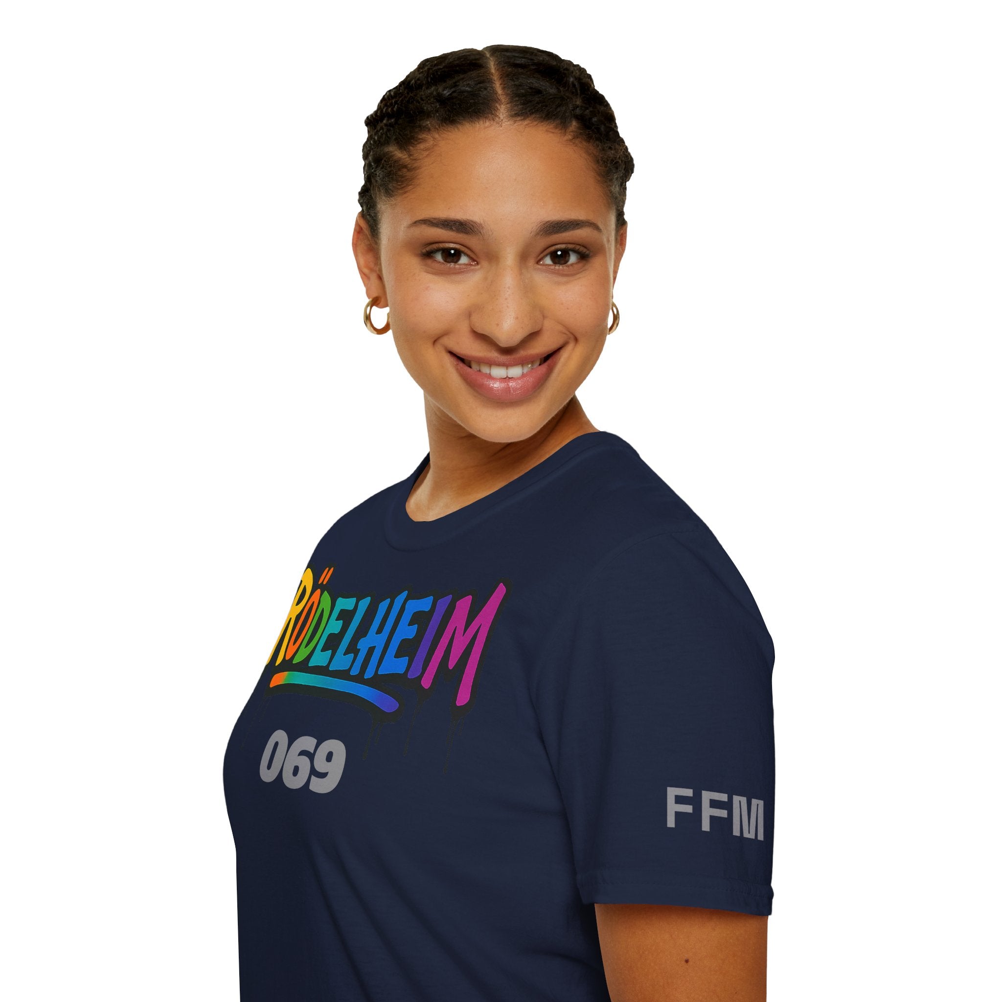 Rödelheim 069 T-Shirt – Rainbow Edition | Gildan Softstyle - UrbanPrintz