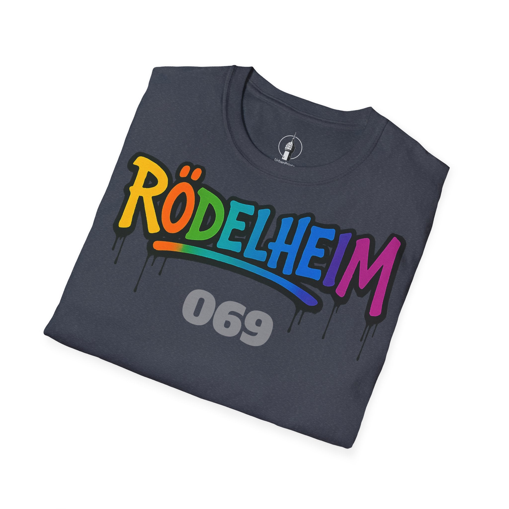 Rödelheim 069 T-Shirt – Rainbow Edition | Gildan Softstyle - UrbanPrintz