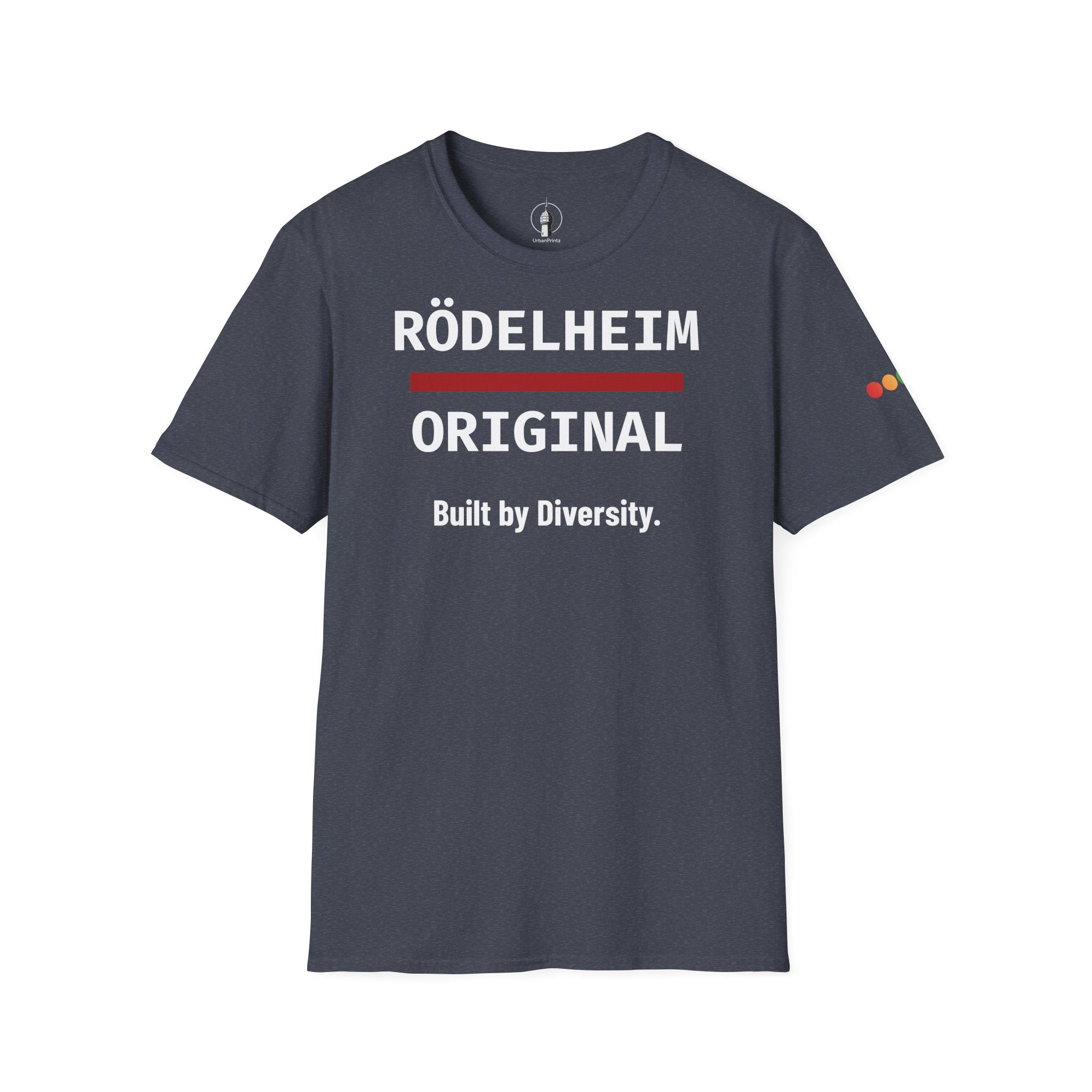 Rödelheim Original T-Shirt – Built by Diversity | Gildan Softstyle - UrbanPrintz