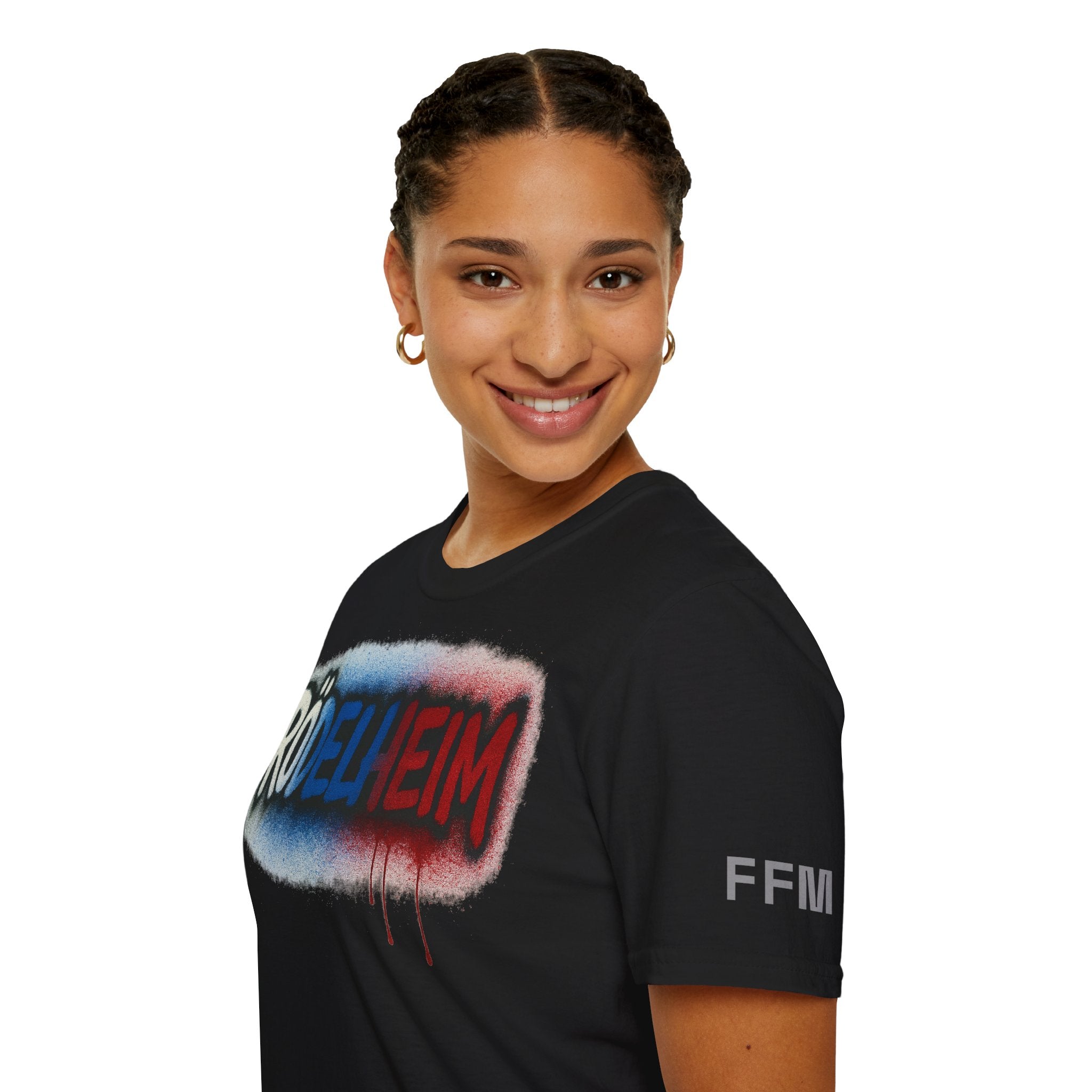 Rödelheim T-Shirt – Graffiti Red-Blue Edition | Gildan Softstyle - UrbanPrintz