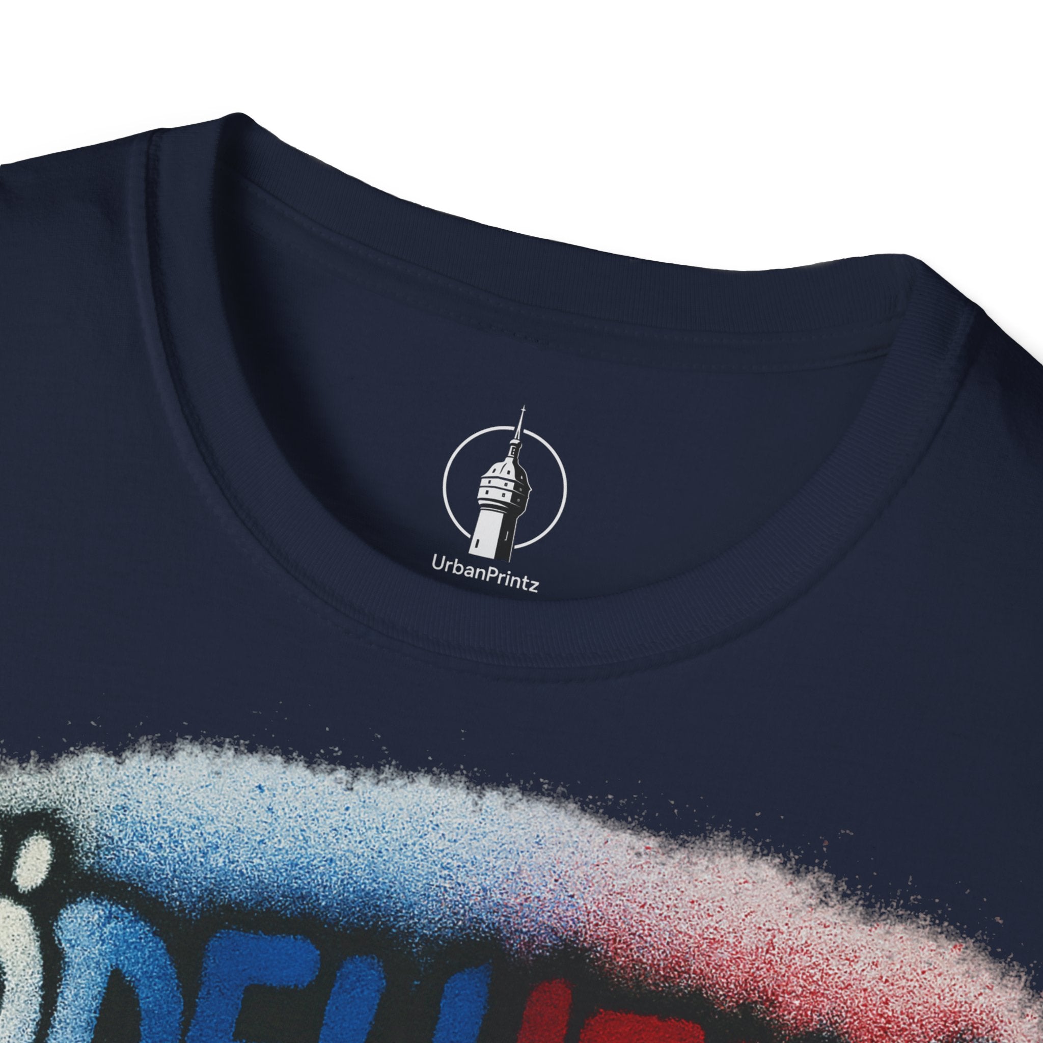 Rödelheim T-Shirt – Graffiti Red-Blue Edition | Gildan Softstyle - UrbanPrintz