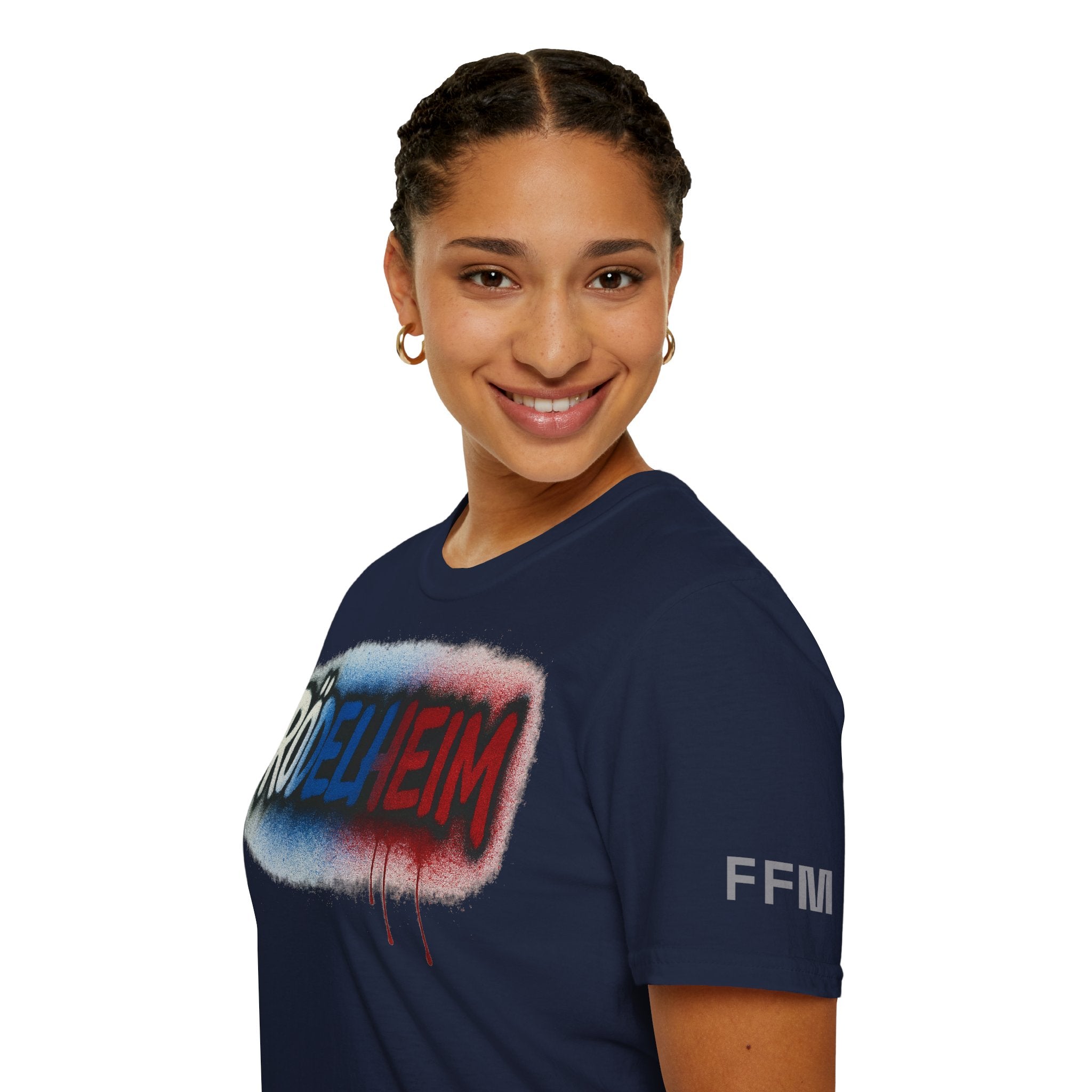 Rödelheim T-Shirt – Graffiti Red-Blue Edition | Gildan Softstyle - UrbanPrintz