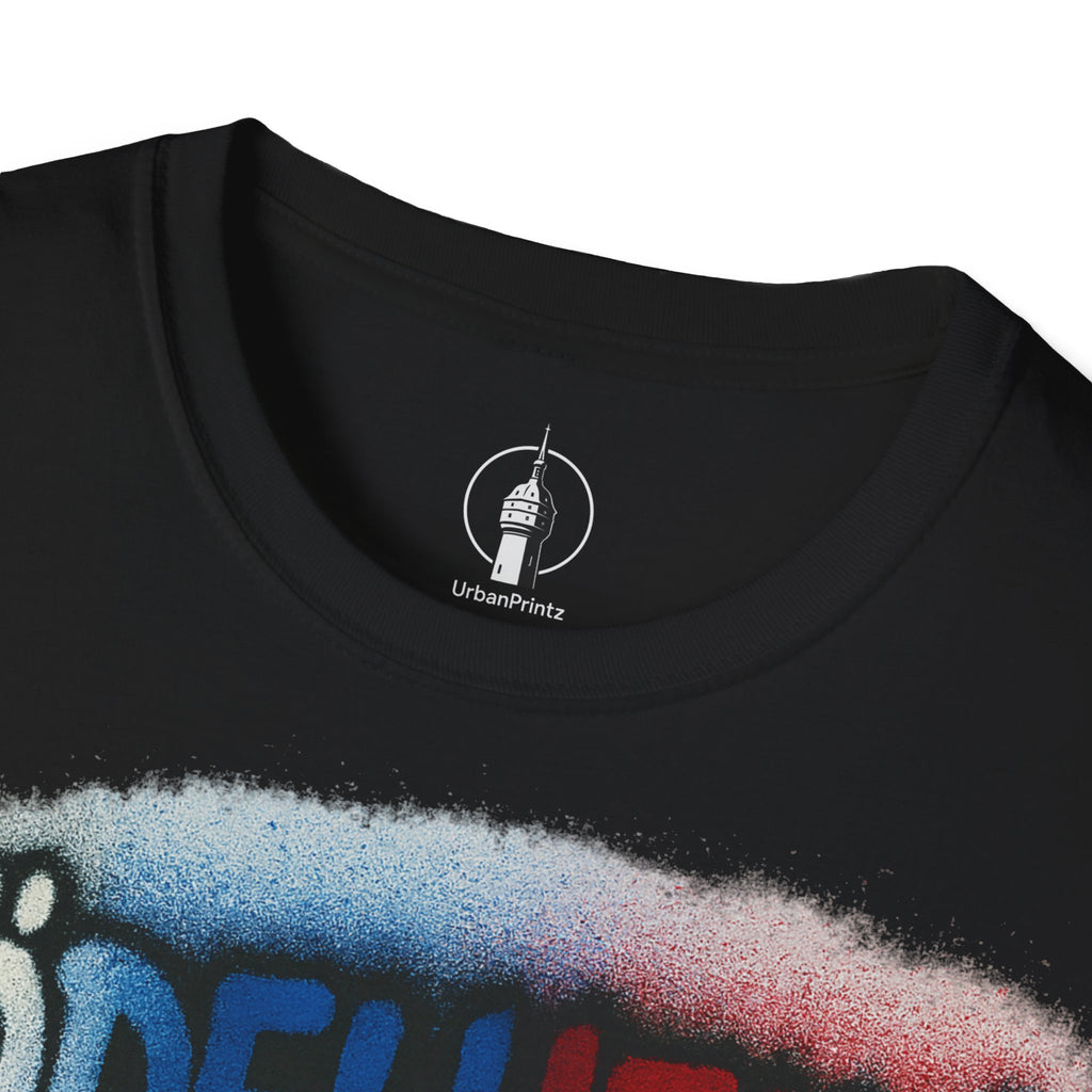 Rödelheim T-Shirt – Graffiti Red-Blue Edition | Gildan Softstyle - UrbanPrintz