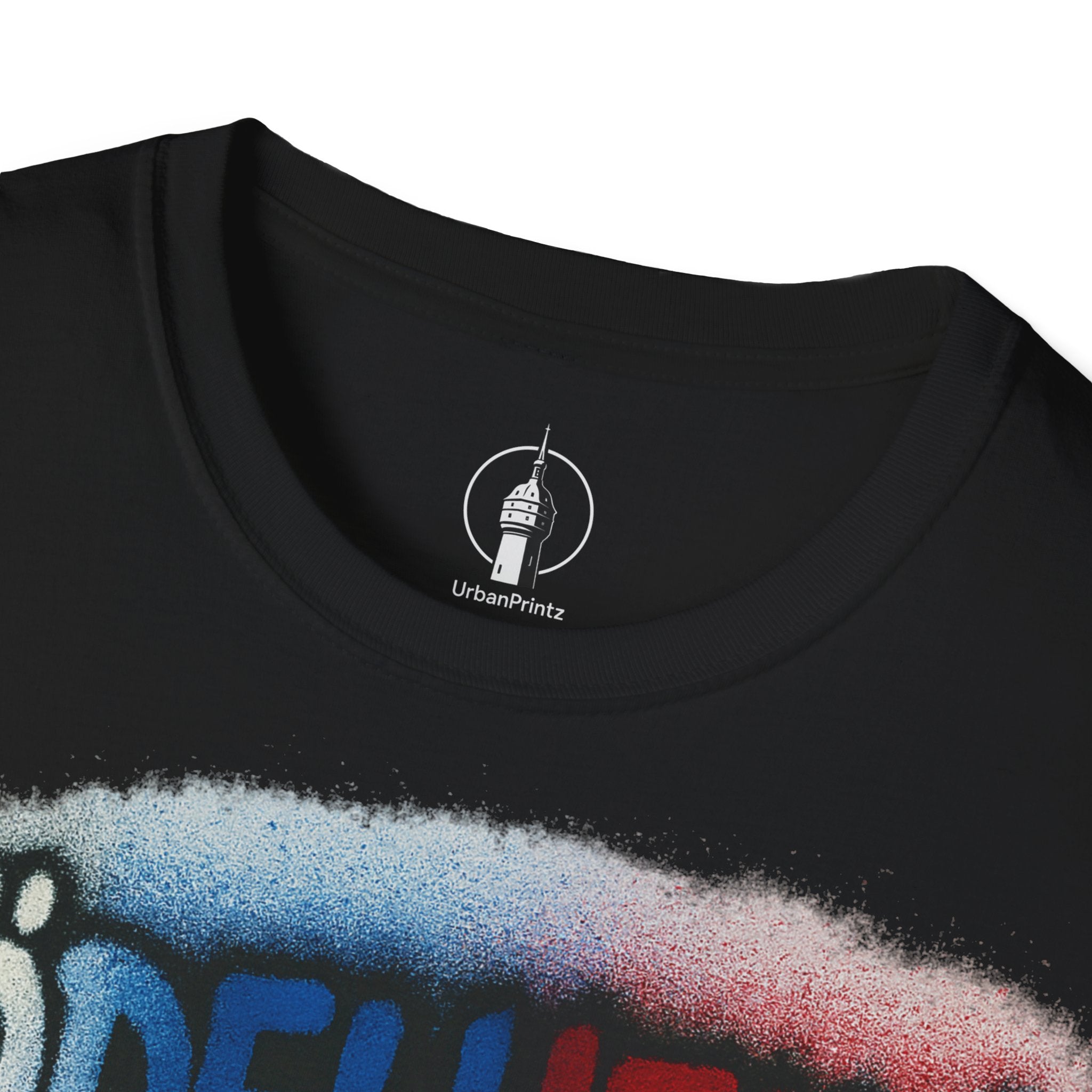 Rödelheim T-Shirt – Graffiti Red-Blue Edition | Gildan Softstyle - UrbanPrintz