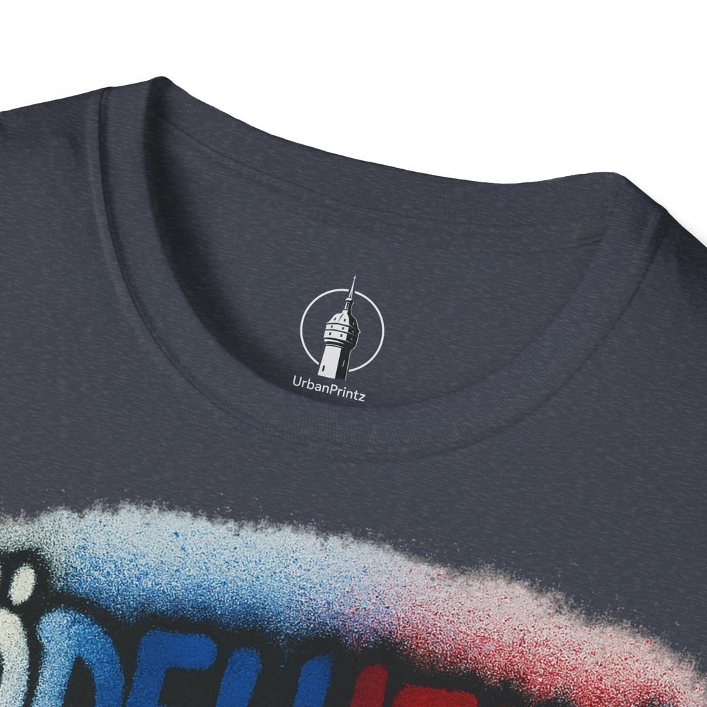 Rödelheim T-Shirt – Graffiti Red-Blue Edition | Gildan Softstyle - UrbanPrintz