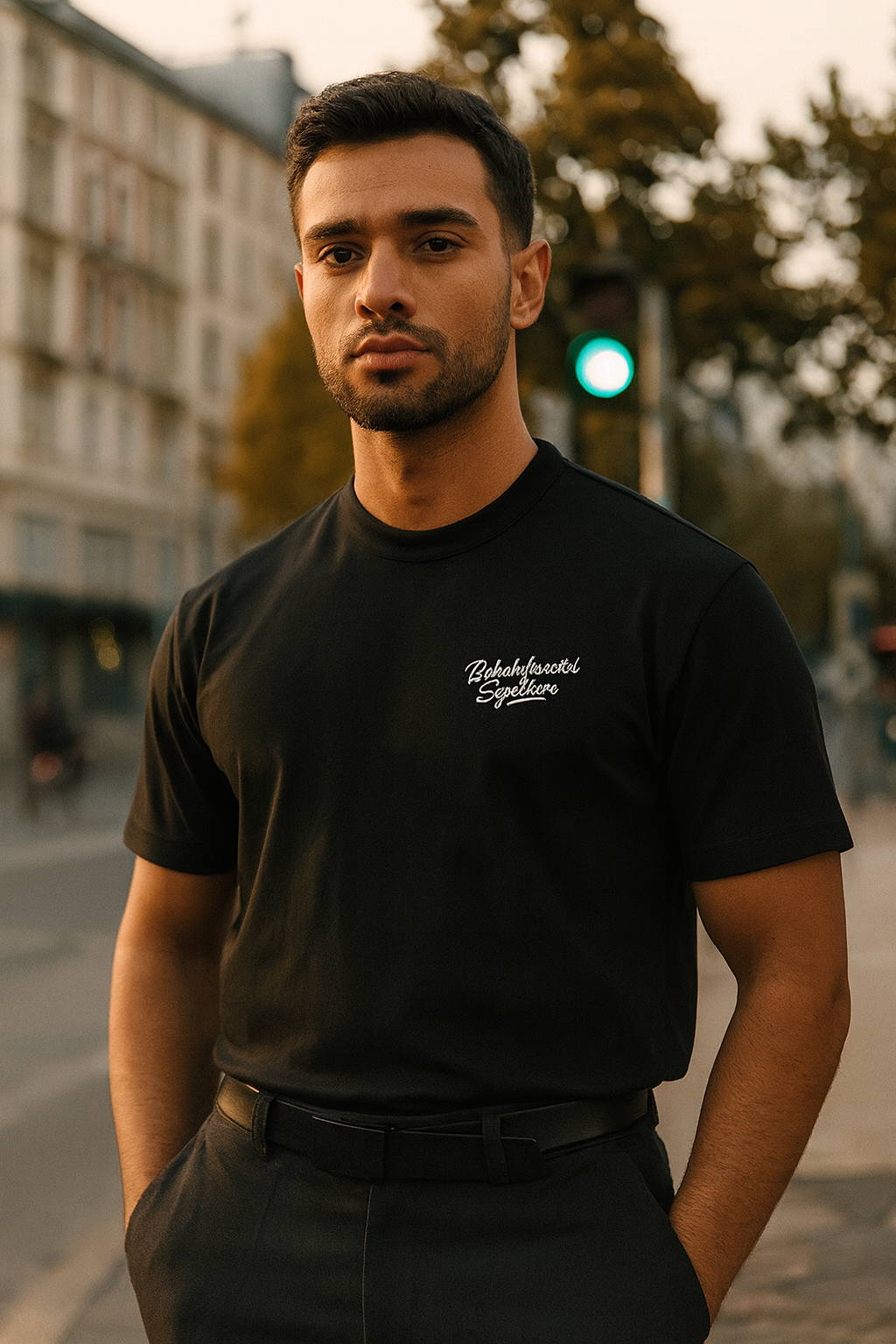 Bahnhofsviertel Signature T-Shirt – Minimal Edition | Stanley Stella - UrbanPrintz
