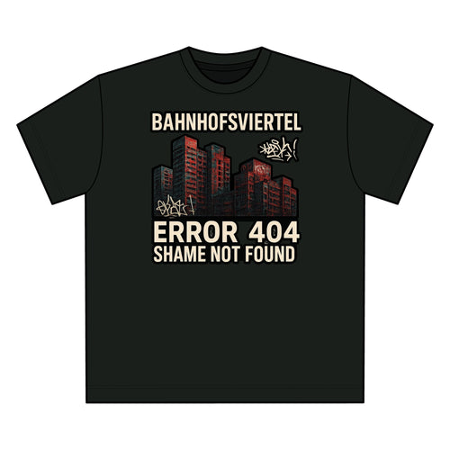 Bahnhofsviertel T-Shirt – Error 404 | Street Art Edition - UrbanPrintz